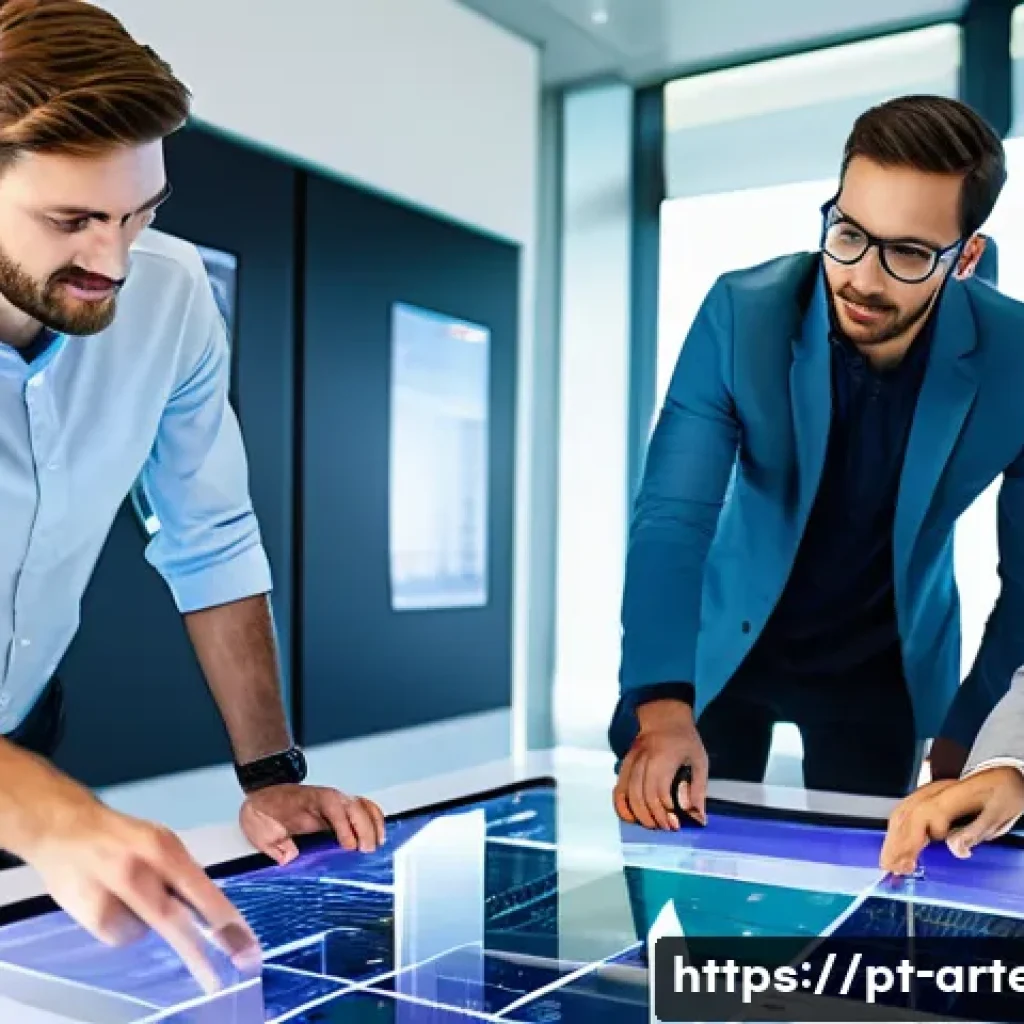 건축기술사 시험 최신 트렌드 - **Prompt 1: Future of Collaborative Engineering Design**
    "A diverse team of four civil engineers...